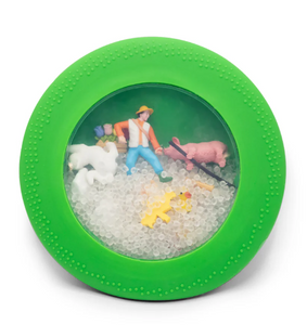 Jellystone Designs Peekaboo Sensory Bag: Farm (Green)