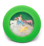 Jellystone Designs Peekaboo Sensory Bag: Farm (Green) - The Sensory Studio