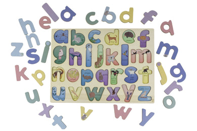Wooden Australian Animals Lowercase Puzzle