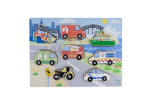 Load image into Gallery viewer, Wooden Chunky Puzzle: Aussie Transport Vehicles