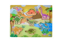 Load image into Gallery viewer, Wooden Chunky Puzzle: Dinosaurs