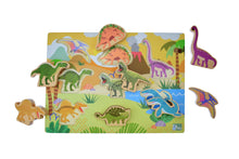 Load image into Gallery viewer, Wooden Chunky Puzzle: Dinosaurs