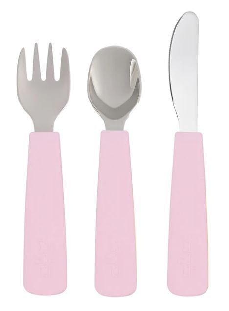 We Might be Tiny: Toddler Cutlery Set: Powder Pink