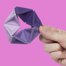 Load image into Gallery viewer, Speks Pivot Flexagon: Violet