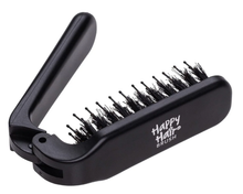 Load image into Gallery viewer, Pocket Happy Hair Brush: Black