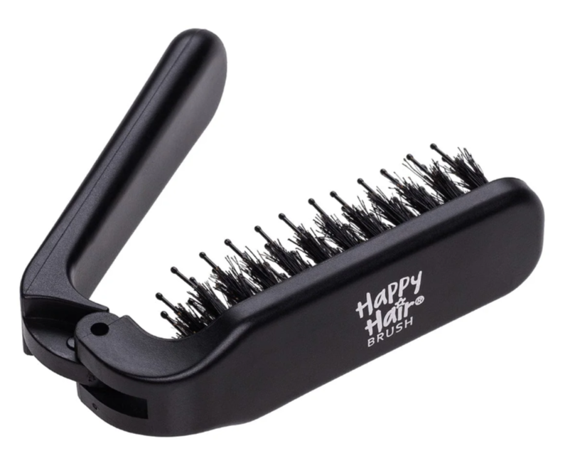 Pocket Happy Hair Brush: Black