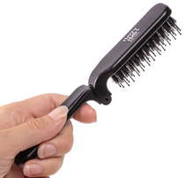 Load image into Gallery viewer, Pocket Happy Hair Brush: Black