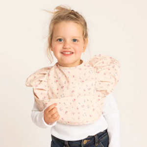 All 4 Ella Recycled Frills Bib: Daisy