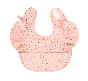 All 4 Ella Recycled Frills Bib: Leaves
