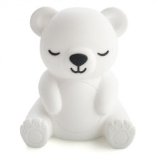 Load image into Gallery viewer, Lil Dreamers Soft Touch Silicone Teddy Bear LED Night Light