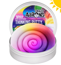 Load image into Gallery viewer, Crazy Aaron's Thinking Putty 10cm Tin: Rainbow Reveal