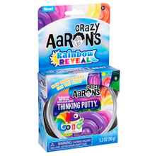 Load image into Gallery viewer, Crazy Aaron's Thinking Putty 10cm Tin: Rainbow Reveal