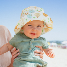 Load image into Gallery viewer, IZIMINI Cotton Baby Hat: Sailor (6-12 Months / 46cm): On Sale was $30