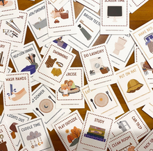 Load image into Gallery viewer, The Creative Sprout: 72 Daily Routine Cards &amp; Wooden Stand