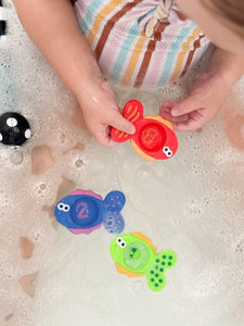Sassy Baby: Catch & Count Fish Net Bath Toy