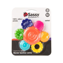 Load image into Gallery viewer, Sassy Baby: Flower Silicone Rattle &amp; Teether