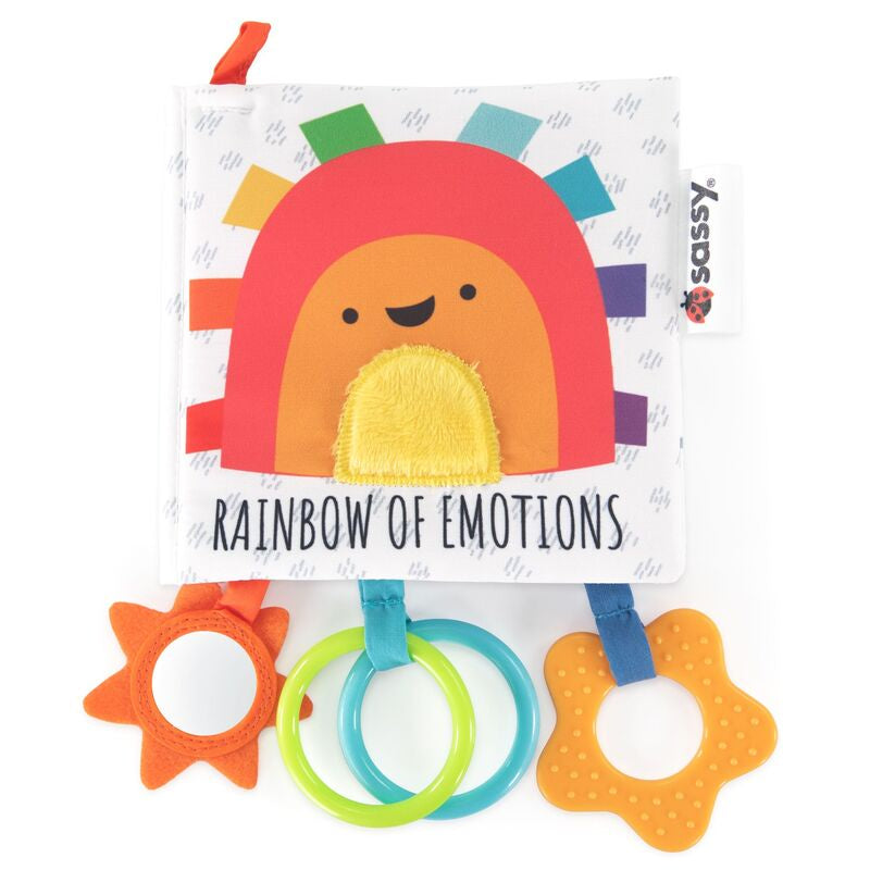 Sassy Baby: Rainbow Of Emotions Fabric Book