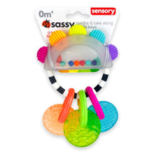 Load image into Gallery viewer, Sassy Baby: Teethe &amp; Take Along Keys