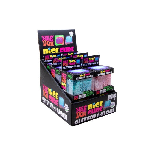 Schylling Nee Doh Nice Cube Stress Ball: Glitter