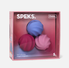 Load image into Gallery viewer, SPEKS Odds Silicone Fidget Magnets: Swirls (Magenta)