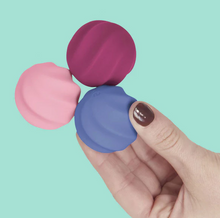 Load image into Gallery viewer, SPEKS Odds Silicone Fidget Magnets: Swirls (Magenta)