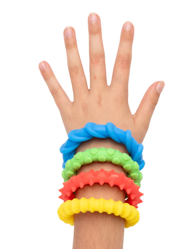Sensory Sprouts: Textured Fidget Bracelets: 4 Pack