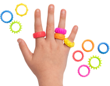 Load image into Gallery viewer, Textured Silicone Fidget Rings: 2 Pack