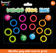 Load image into Gallery viewer, Sensory Sprouts Textured Fidget Rings Set