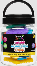Load image into Gallery viewer, Sensory Sprouts: Textured Calming Shapes &amp; Stones Set of 12: Bright