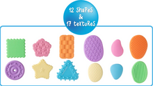 Load image into Gallery viewer, Sensory Sprouts: Textured Calming Shapes &amp; Stones Set of 12: Pastel