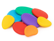 Load image into Gallery viewer, Sensory Sprouts: Textured Calming Shapes &amp; Stones Set of 12: Bright