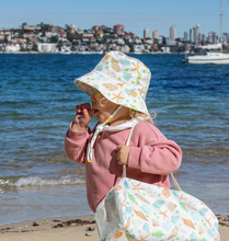 Load image into Gallery viewer, IZIMINI Cotton Baby Hat: Kai Palm (1-3 years / 50cm)