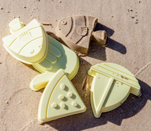 Load image into Gallery viewer, Coast Kids: Shelly Beach Sand Moulds - Yellow