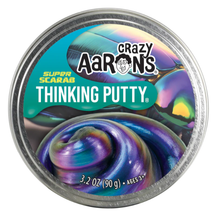 Load image into Gallery viewer, Crazy Aaron&#39;s Thinking Putty: Super Scarab - 10cm Tin