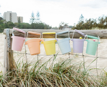 Load image into Gallery viewer, Coast Kids: Palm Beach Silicone Beach Bucket - Light Blue