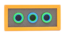 Load image into Gallery viewer, FinGears Magnetic Fidget Green / Blue Medium