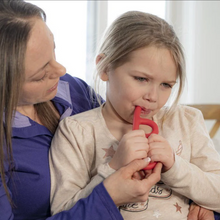 Load image into Gallery viewer, Chubuddy B-Buddy Handheld Chew: Smooth Red (Soft)