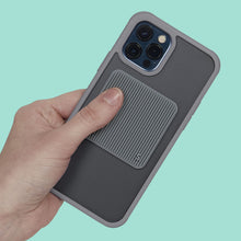 Load image into Gallery viewer, Speks Slabs Silicone Sensory Sticker: Square Groove Grey