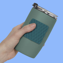 Load image into Gallery viewer, Speks Slabs Silicone Sensory Sticker: Square Mesh Green