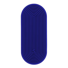 Load image into Gallery viewer, Speks Slabs Silicone Sensory Sticker: Tab Groove Blue