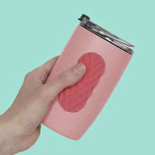 Load image into Gallery viewer, Speks Slabs Silicone Sensory Sticker: Tab Mesh Pink