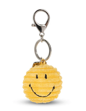 Load image into Gallery viewer, Smiley Keychain ECO Corduroy 4.5cm: Yellow - On Sale was $24.95
