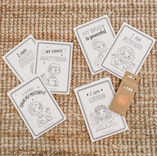 Load image into Gallery viewer, The Creative Sprout: Affirmation Colouring Cards