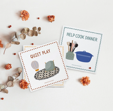 Load image into Gallery viewer, The Creative Sprout: 72 Square Daily Routine Cards
