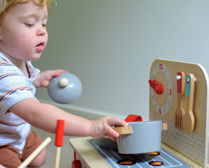 Wooden Kitchen & BBQ Set