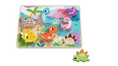 Wooden Chunky Puzzle: Dinosaur