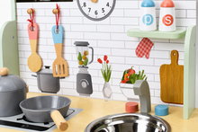 Load image into Gallery viewer, Tooky Toy Wooden Kitchen Activity Set