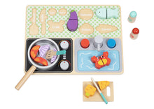 Load image into Gallery viewer, Wooden Tabletop Kitchen Play Set