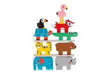 Load image into Gallery viewer, Tooky Toy: Wooden Stacking Blocks - Animals