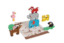 Load image into Gallery viewer, Tooky Toy: Wooden Stacking Blocks - Animals